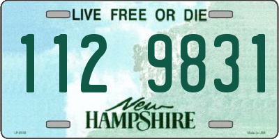 NH license plate 1129831