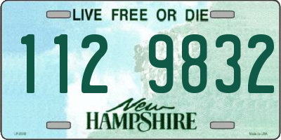 NH license plate 1129832