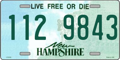 NH license plate 1129843