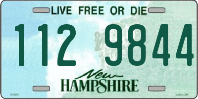 NH license plate 1129844