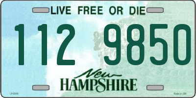 NH license plate 1129850
