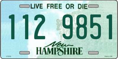 NH license plate 1129851