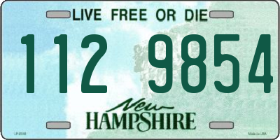 NH license plate 1129854