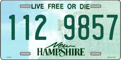 NH license plate 1129857