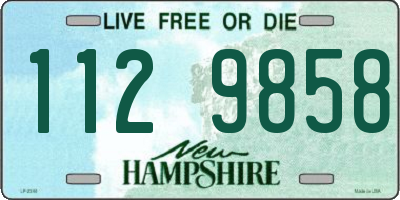 NH license plate 1129858