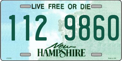 NH license plate 1129860