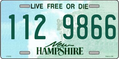 NH license plate 1129866