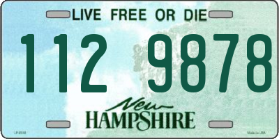 NH license plate 1129878