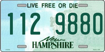 NH license plate 1129880