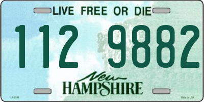 NH license plate 1129882