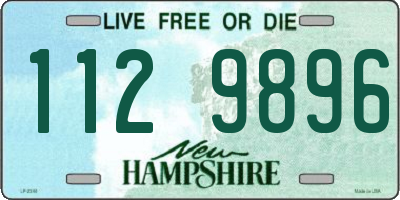 NH license plate 1129896