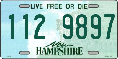 NH license plate 1129897