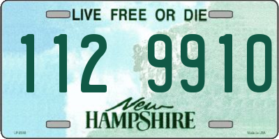 NH license plate 1129910