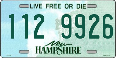 NH license plate 1129926