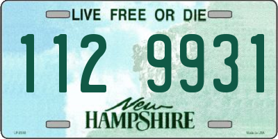 NH license plate 1129931