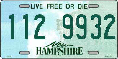 NH license plate 1129932