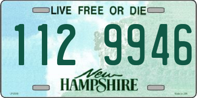 NH license plate 1129946