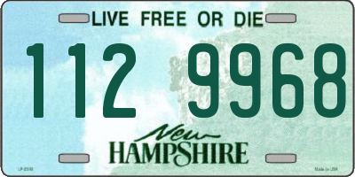 NH license plate 1129968