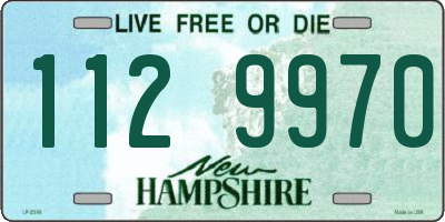 NH license plate 1129970