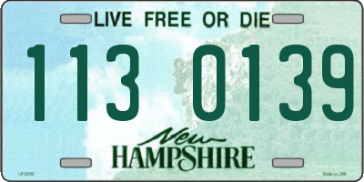 NH license plate 1130139