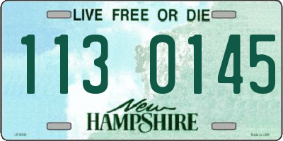 NH license plate 1130145
