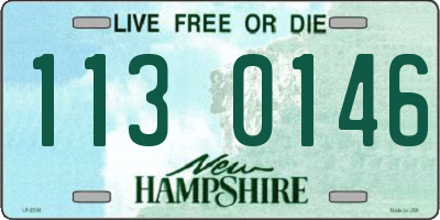NH license plate 1130146