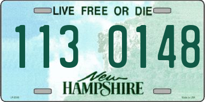 NH license plate 1130148
