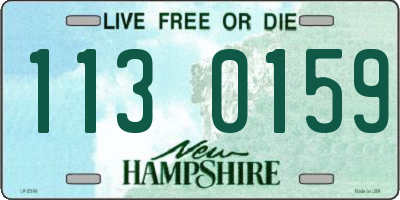 NH license plate 1130159