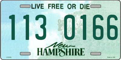 NH license plate 1130166