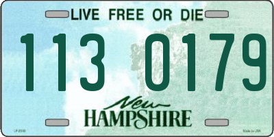 NH license plate 1130179
