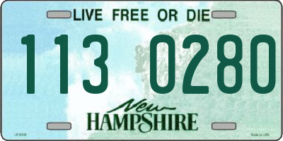 NH license plate 1130280