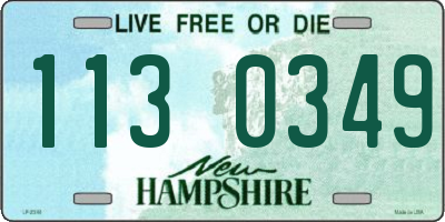 NH license plate 1130349