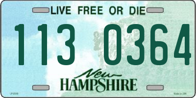 NH license plate 1130364