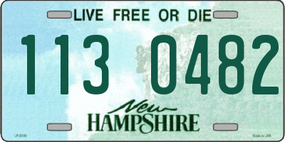 NH license plate 1130482