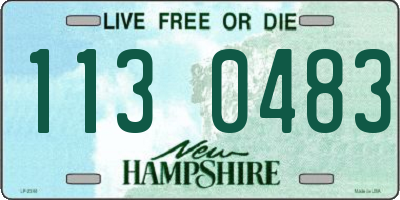 NH license plate 1130483