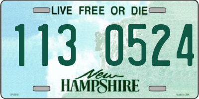 NH license plate 1130524