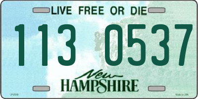 NH license plate 1130537