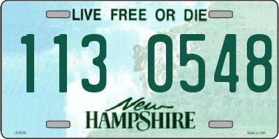 NH license plate 1130548