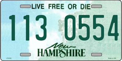 NH license plate 1130554