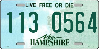 NH license plate 1130564