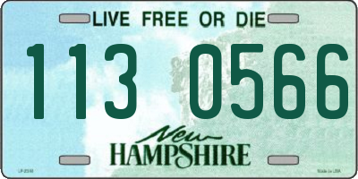 NH license plate 1130566