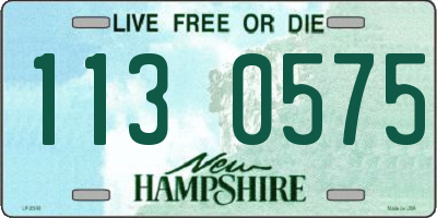 NH license plate 1130575