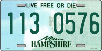 NH license plate 1130576