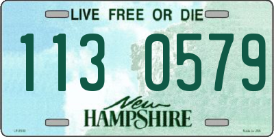 NH license plate 1130579