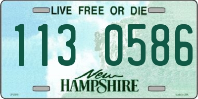 NH license plate 1130586
