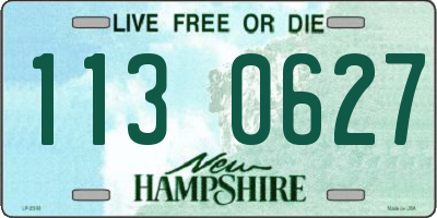 NH license plate 1130627