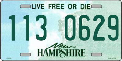 NH license plate 1130629