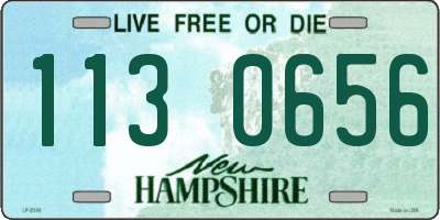 NH license plate 1130656