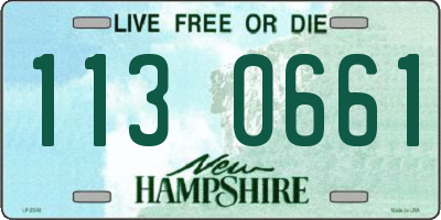 NH license plate 1130661