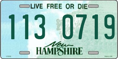 NH license plate 1130719